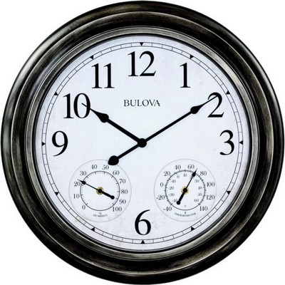 Bulova® Block Island Indoor/Outdoor Wall Clock