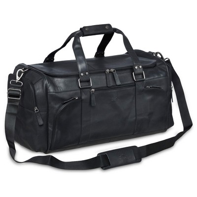 Luxury Line Mancini Buffalo Leather Duffel Bag