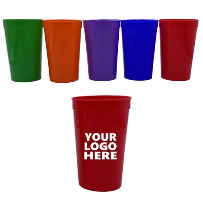 16 oz Reusable Plastic Stadium Cup