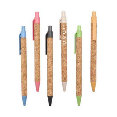 Environmental friendly Cork Ballpoint Pen