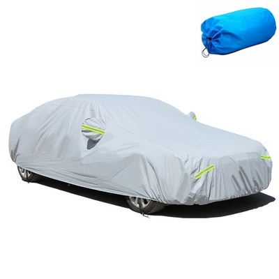 PEVA Size #3L Silver Weatherproof Car Cover