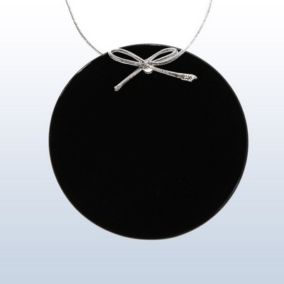 Color Circle Ornament Black