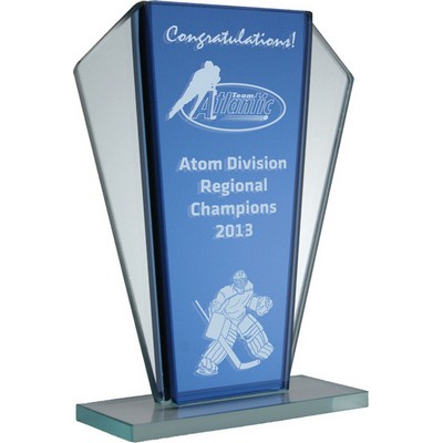 Amherst Blue Mirror, Award Trophy, 8"