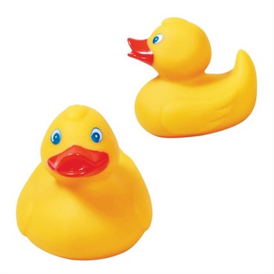 Medium Yellow Rubber Floating Duck