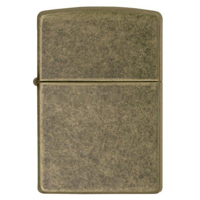 Genuine Zippo windproof lighter - Antique Brass