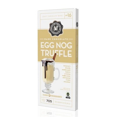 Dark Chocolate Bar Egg Nog Truffle