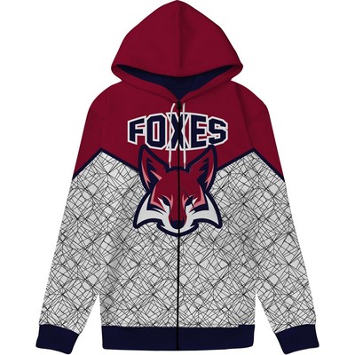 Sublimated Zip Up Hoodie