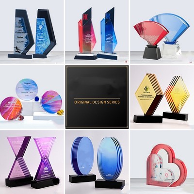 Custom Colorful Crystal Awards