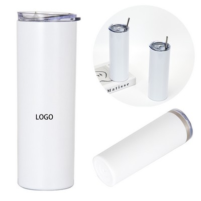 20 Oz Skinny Stainless Steel Vacuum Insulated Tumbler