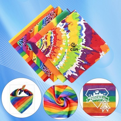 Imported Square Rainbow Scarf