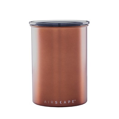 7" Brushed Copper Airscape® Coffee Canister Classic