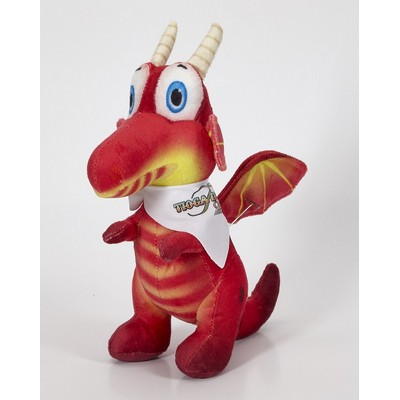 8" Imagination Series Red Dragon Plush Toy