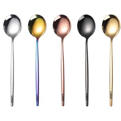 Colorful Coffee Dinner Spoon