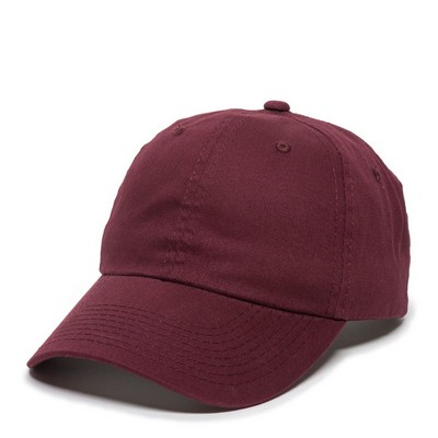 Outdoor Cap BCT-662 Unstructured Brushed Twill Solid Back Hat with Embroidered Patch