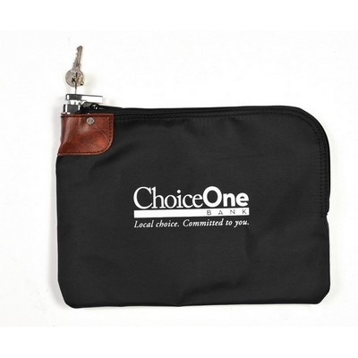 Locking Bank Deposit Bag (12"x 9")