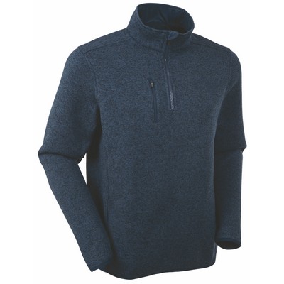 Bobby Jones® Men's Performance Poly/Wool ¼-Zip Sweater Jacket