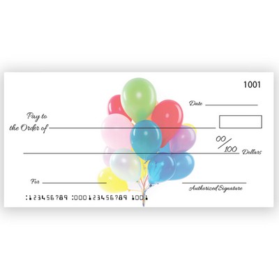 Custom Birthday Big Checks