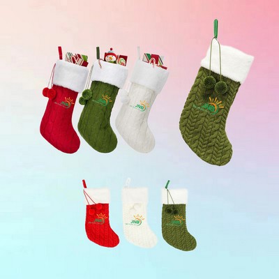 Festive Christmas Stockings for Decoration