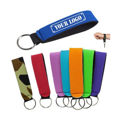 Neoprene Wristband With Keychain