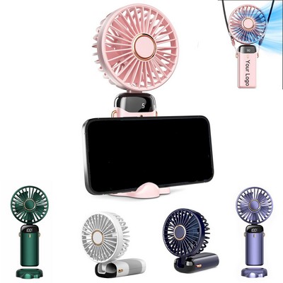 Rechargeable Mini Portable Handheld Fan 2400mAh