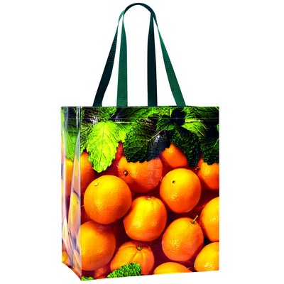 Top-Quality Laminated Woven Reusable Grocery Bag 13"x15"x8"