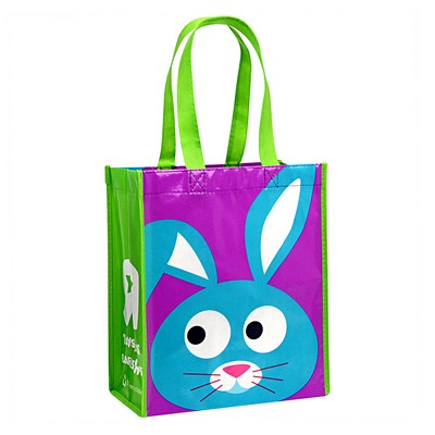 Custom 120g Laminated Non-Woven PP Tote Bag 10"x13"x6"