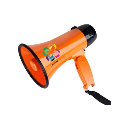 25 Watt Power Portable Megaphone Bullhorn with Bottle Opener