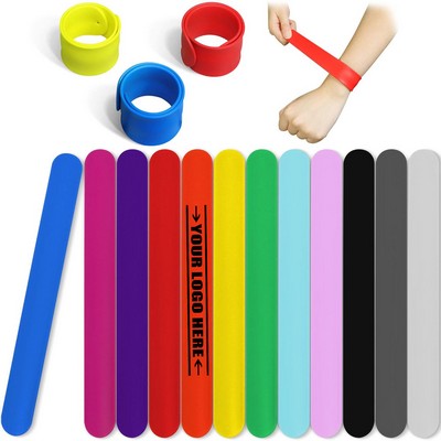 Silicone Slap Wristband Pop Bracelet