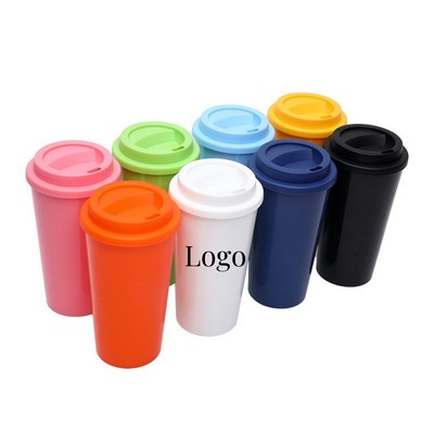 16 oz Double-Layer Coffee Cup