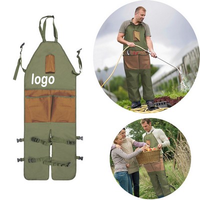 Multi-pocket Gardening Lengthened Leg Apron