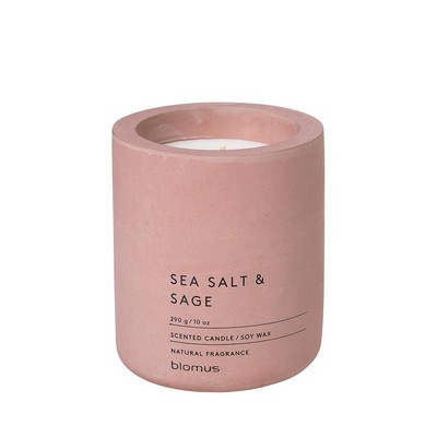 blomus Fraga Large Sea Salt & Sage Candle in Concrete Container