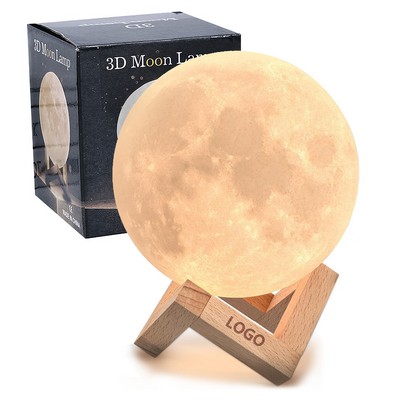 3D Moon Night Light