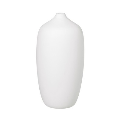 blomus Ceola White Ceramic Vase