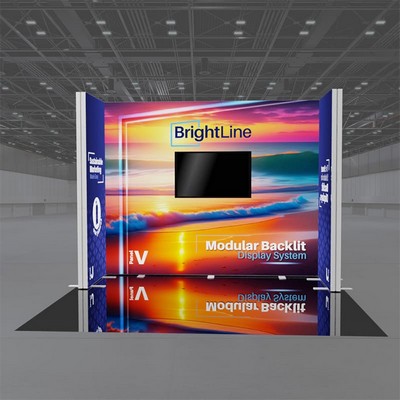 10' Light Box Kit w/2 Double Sided BrightLine™ Panel J & 1 BrightLine™ Panel V