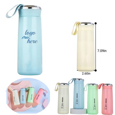 13Oz Portable Glass Cup For Summer