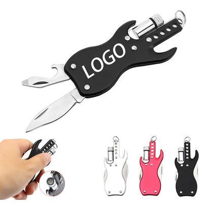 Guitar Multi-functional Tool With Flashlight