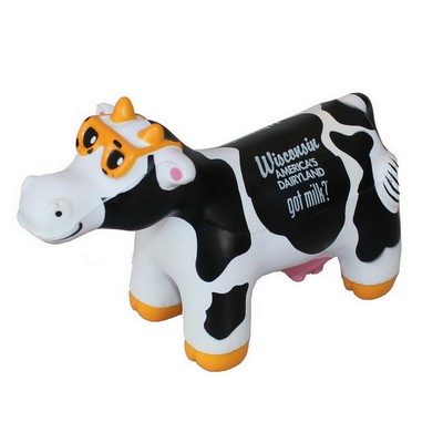 Foam Cows with Glasses Shaped Stress Reliever with Customized Logo