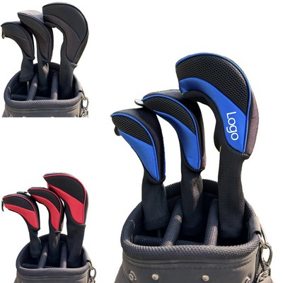 3 Pieces Golf Club Head Covers