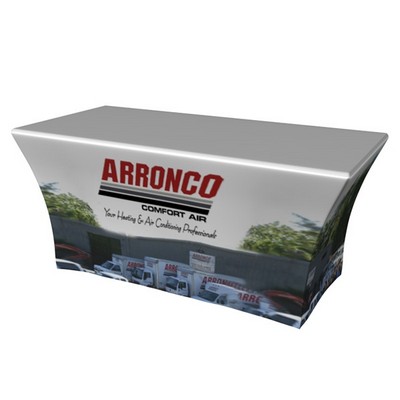 6' Standard Stretch Table Cover (Full Color Dye Sublimation)