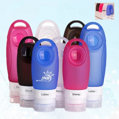 3oz Travel Bottle with Suction Cup and Hanging Design