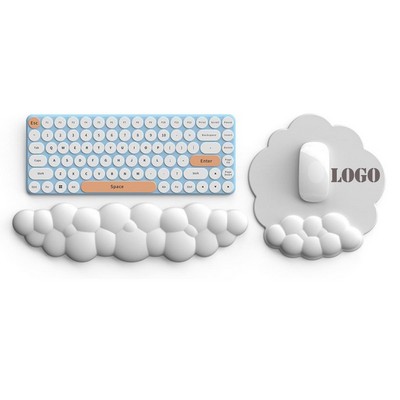 Keyboard Cloud Wrist Rest Mouse Pad