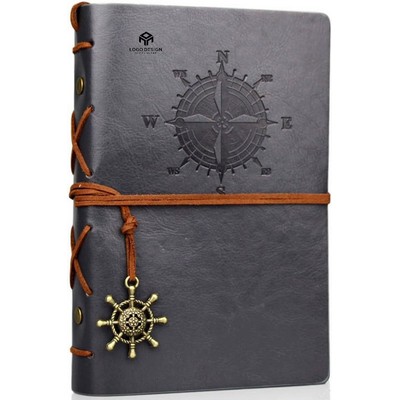 Vintage Refillable Leather Journal Notebook