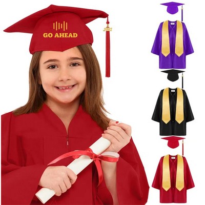 Graduation Gown Cap Stole Set