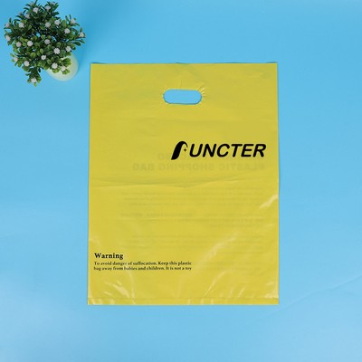 9.9"x15.8" 2.4mil Merchandise Bags with Die Cut Handles for Boutique Bag Shopping Cloth Bags