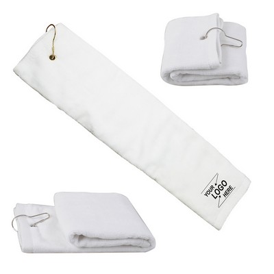 Golf Cotton Towel for Sports and Gym