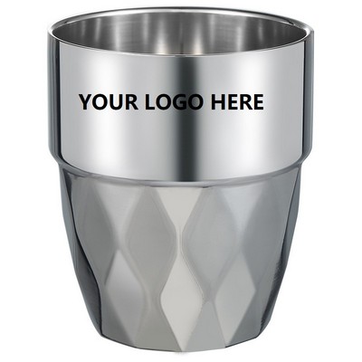 Double-Walled Stainless Steel Insulated Mug Beer Cup-10oz