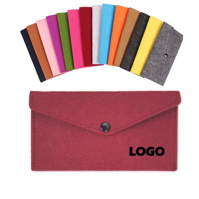 Felt Cellphone Sleeve Case Pouch