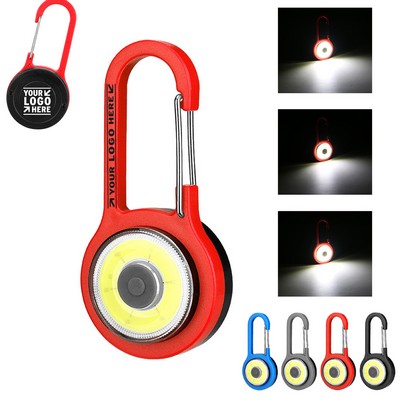 Aluminum Carabiner COB Light