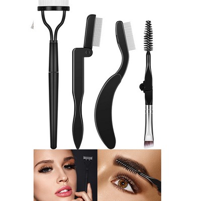 Folding Eyebrow Comb and Eyelash Separator Grooming Brush