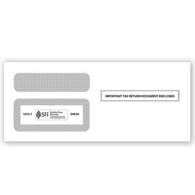 Envelopes for 1099 Forms, Double-Window, Self-Seal